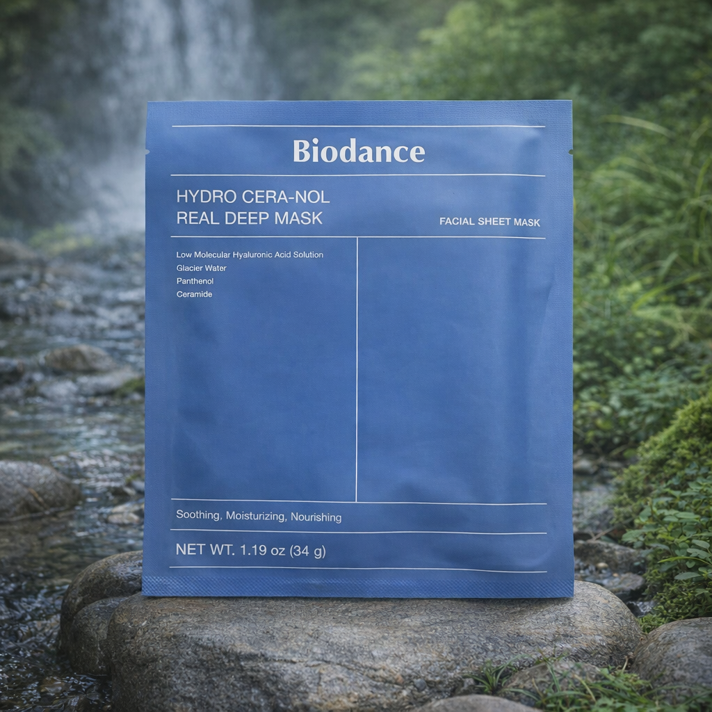 BIODANCE Hydro Cera-Nol Real Deep Mask – hidratáló és nyugtató fátyolmaszk
