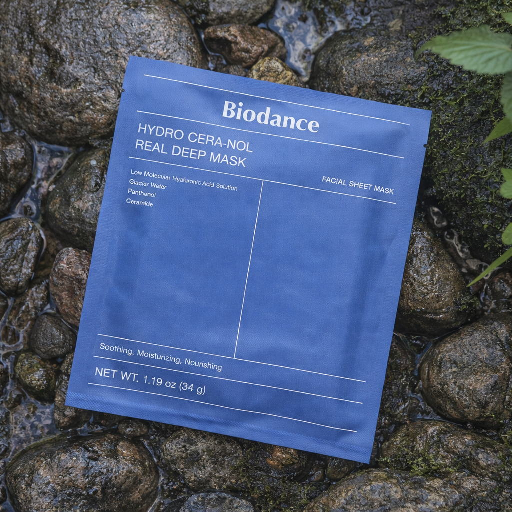 BIODANCE Hydro Cera-Nol Real Deep Mask – hidratáló és nyugtató fátyolmaszk