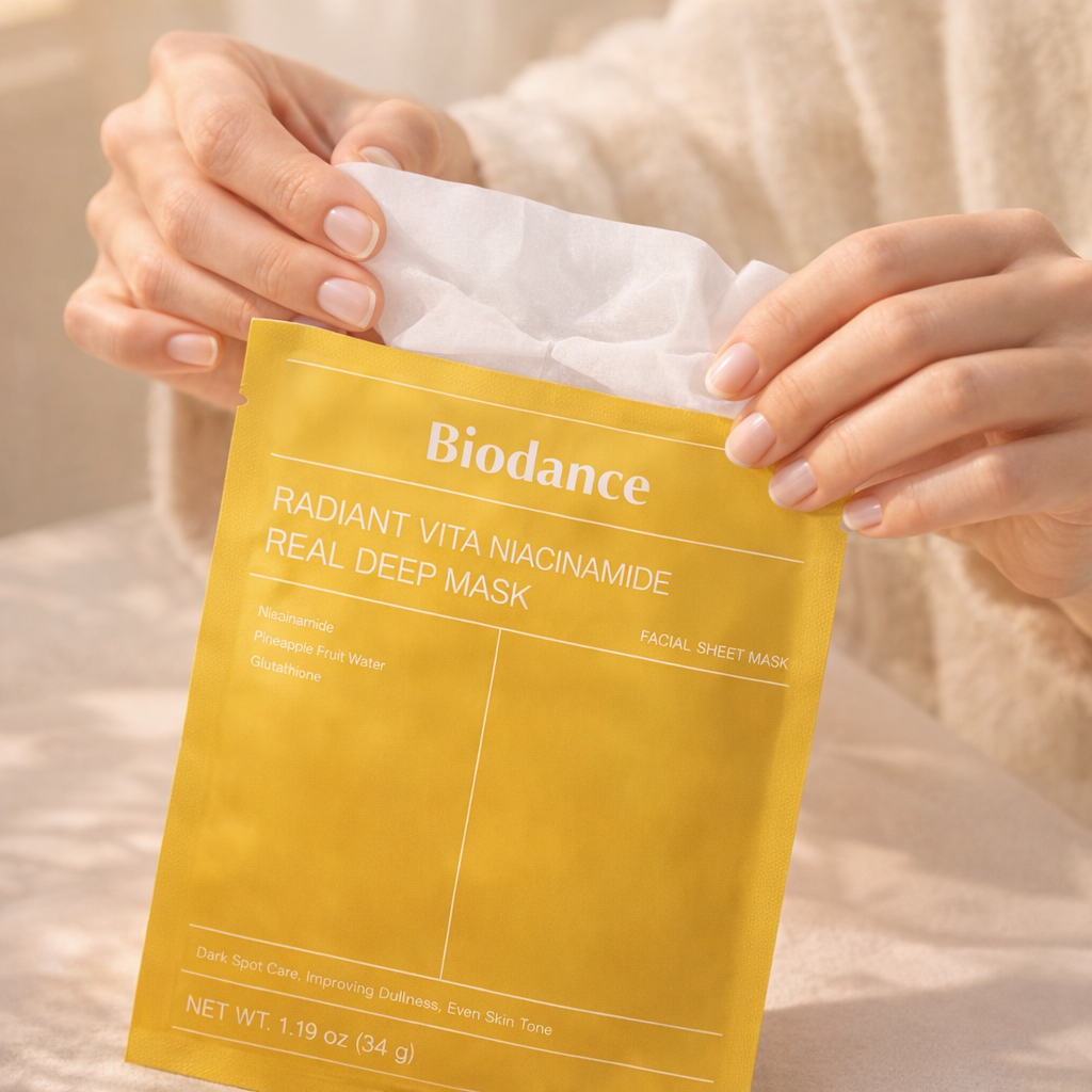 BIODANCE Radiant Vita Niacinamide Real Deep Mask Sheet – fátyolmaszk