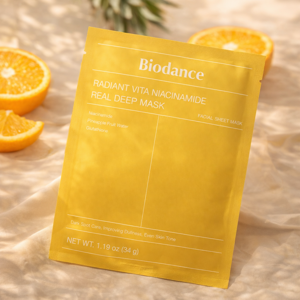 BIODANCE Radiant Vita Niacinamide Real Deep Mask Sheet – fátyolmaszk